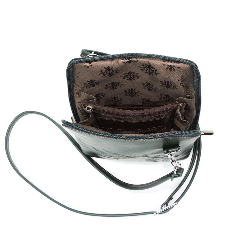 Женская кожаная сумка Natalia Kalinovskaya С83п-631 зеленая