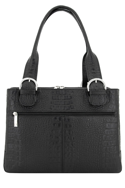Сумка Protege Ц-110 черный рептилия №12