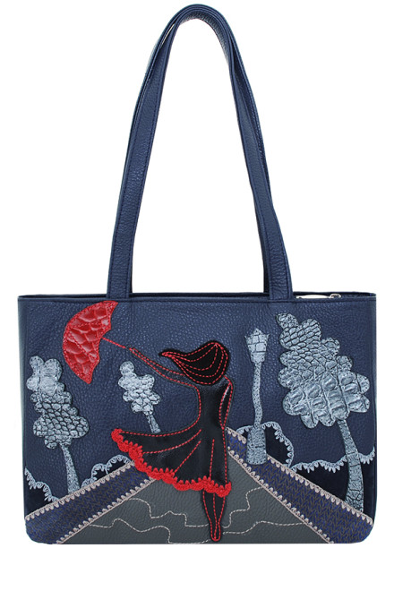 Сумка женская Protege, ДС-249-129 Город №18 синяя Сумка женская Protege, ДС-249-129 Город №18 синяя