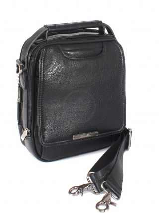 Мужская сумка-планшет из экокожи Cantlor G358S-5 чёрная