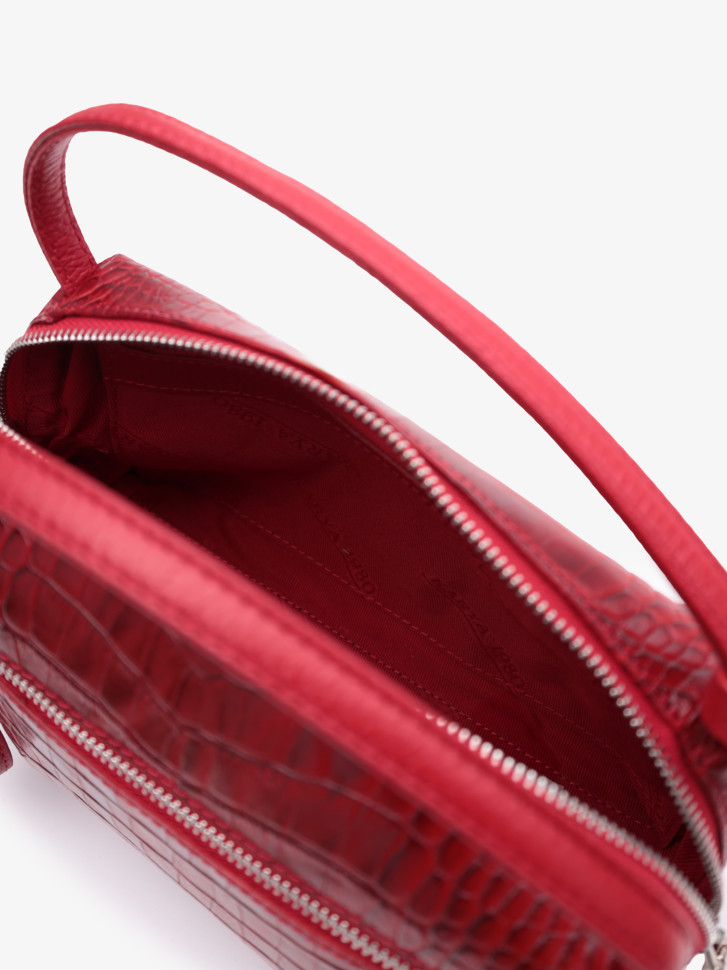 Сумка женская Karya 2229 красный крокодил