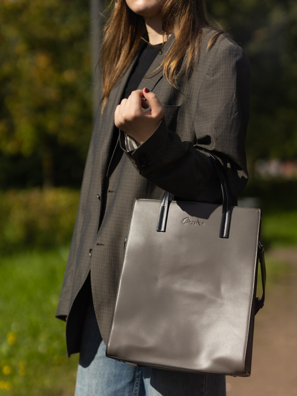 Сумка женская Baggins 58222 gray (4196-4001) Сумка женская Baggins 58222 gray (4196-4001)