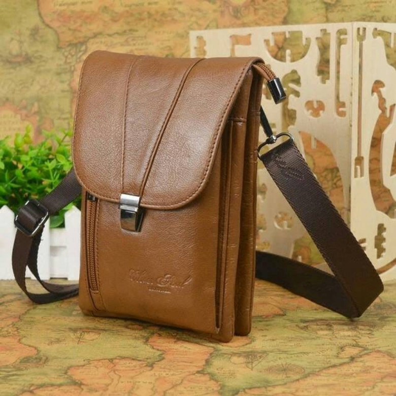 Сумка мужская Cheer Soul 2261 коричневая Сумка мужская Cheer Soul 2261 коричневая