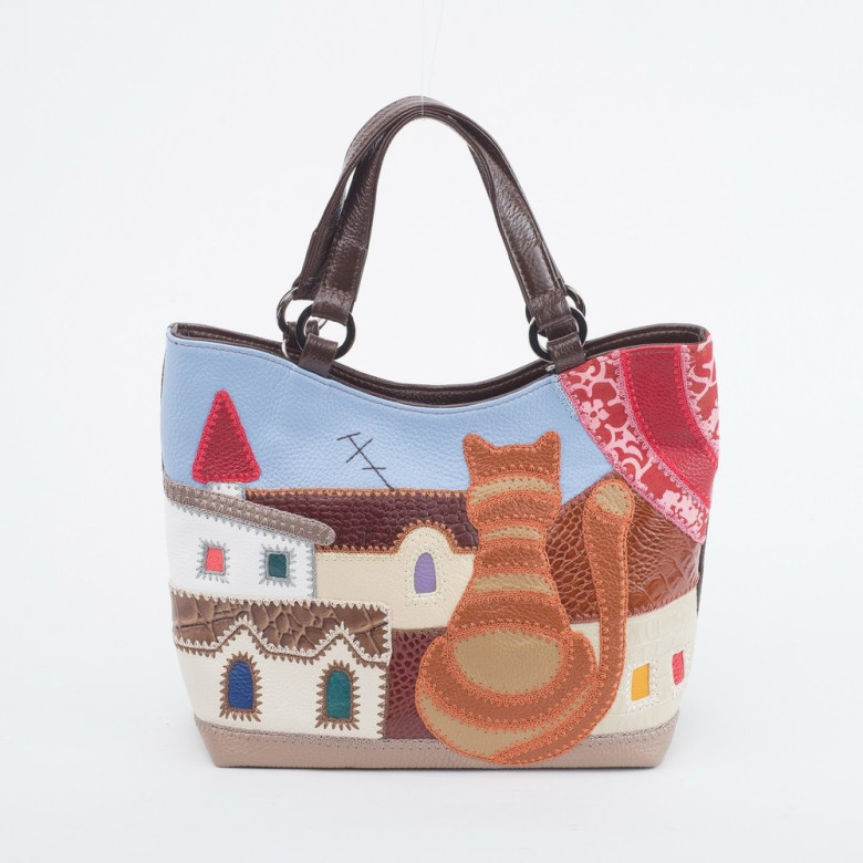 Сумка женская Protege, ДС-189-161 Окно мокко