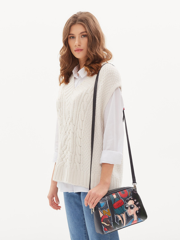 Сумка Curanni 2443 Подио чёрная