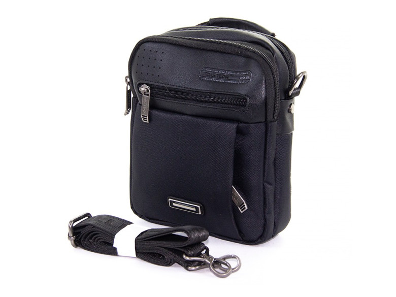 Мужская сумка-планшет из экокожи Cantlor GW103 чёрная Мужская сумка-планшет из экокожи Cantlor GW103 чёрная