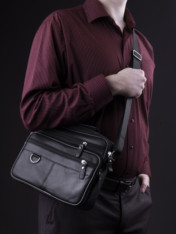 Сумка мужская Baggins 8719 черная