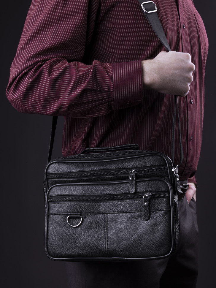 Сумка мужская Baggins 8719 черная