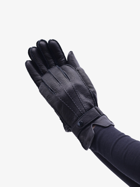 Перчатки мужские Flagman (6.3) 0217 черные Перчатки мужские Flagman (6.3) 0217 черные