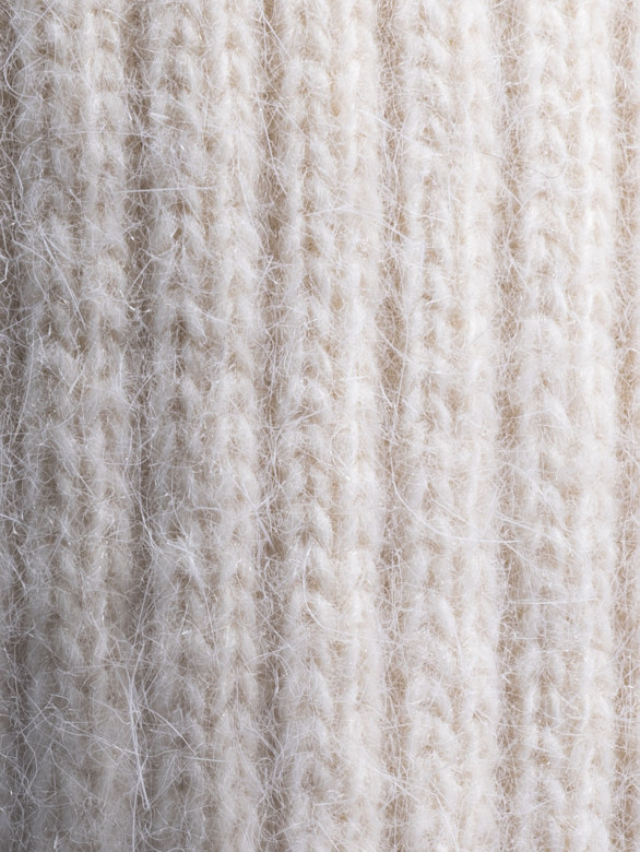 Варежки женские Корона 6559 кремовые