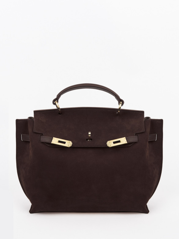 Сумка Curanni 9402 замша коричневая