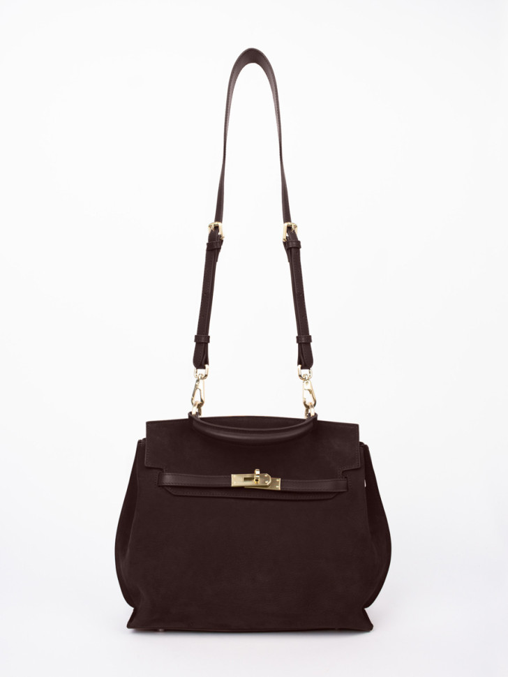 Сумка Curanni 9402 замша коричневая