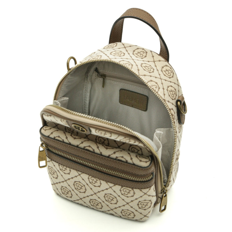 Сумка-рюкзак FABRETTI FMMW233579-12 коричневый принт