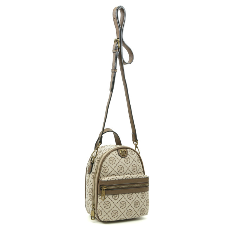 Сумка-рюкзак FABRETTI FMMW233579-12 коричневый принт