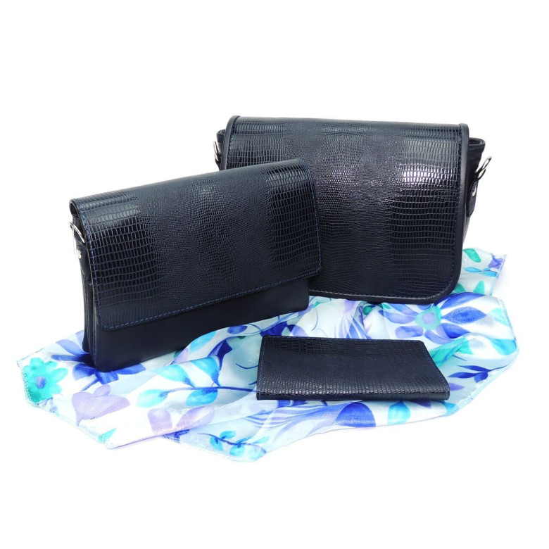 Сумка женская Natalia Kalinovskaya, С93 «Юния» синяя Сумка женская Natalia Kalinovskaya, С93 «Юния» синяя