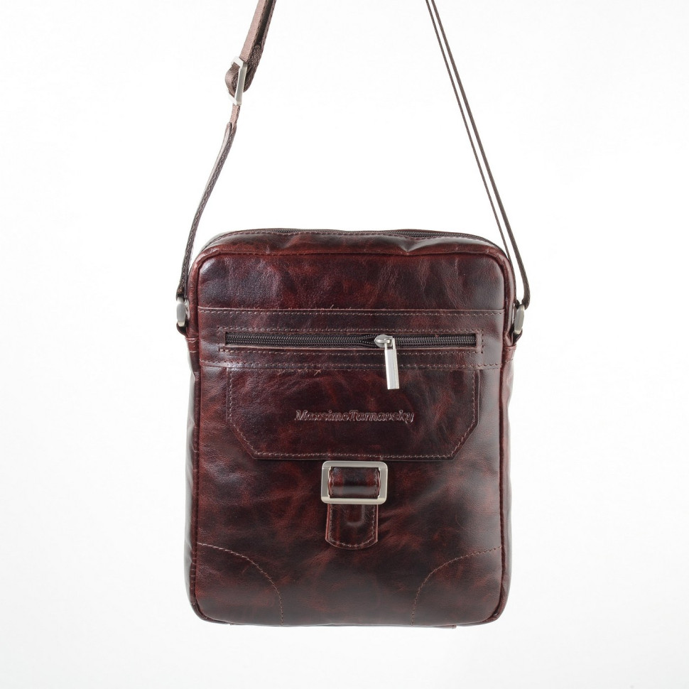 Мужская сумка-планшет Maxsimo Tarnavsky 1039 коричневый коньяк