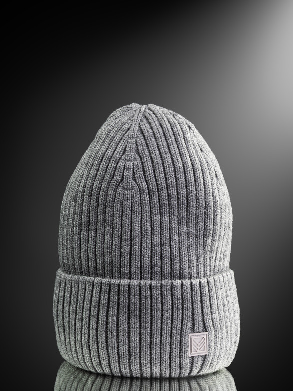 Шапка мужская 12780 MARHATTER серый меланж (57-59)