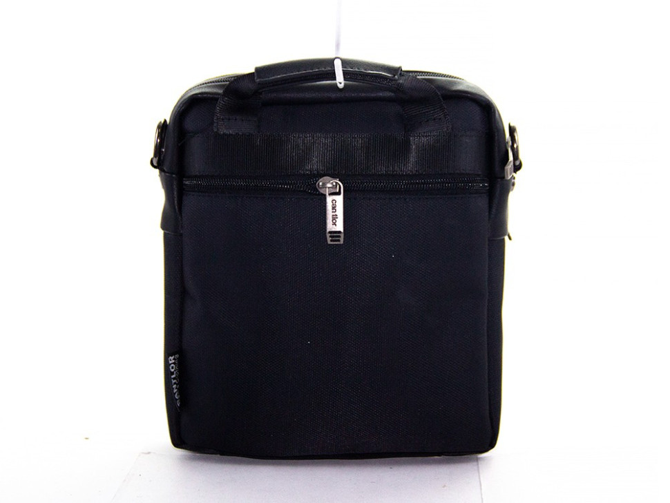 Мужская сумка-планшет из экокожи Cantlor GW104 чёрная