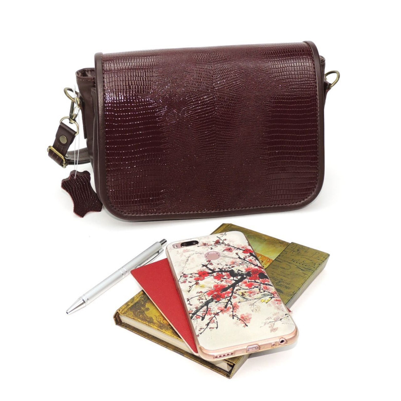 Сумка женская Natalia Kalinovskaya, С93 «Аресели» бордо Сумка женская Natalia Kalinovskaya, С93 «Аресели» бордо