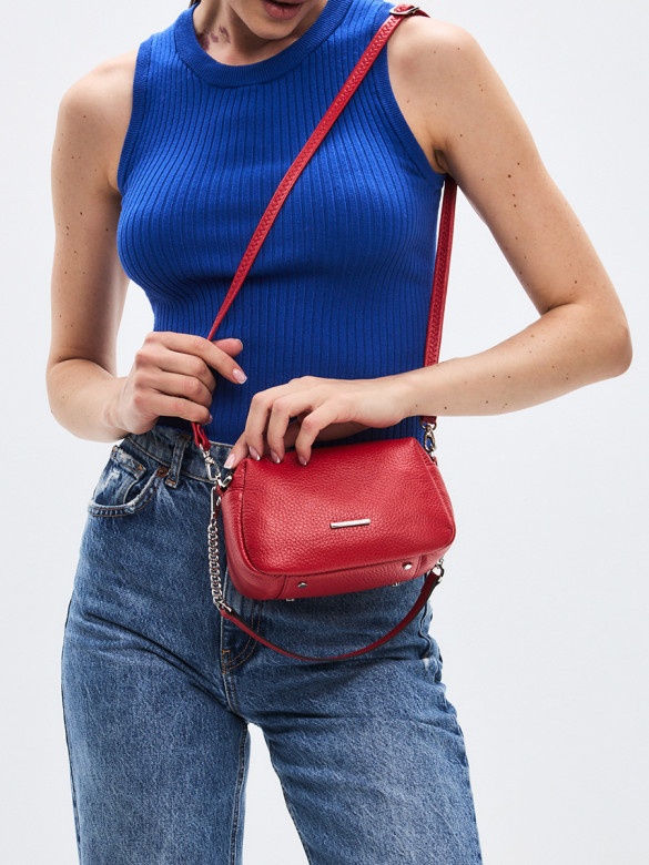 Сумка FIATO 2852 вителло красный