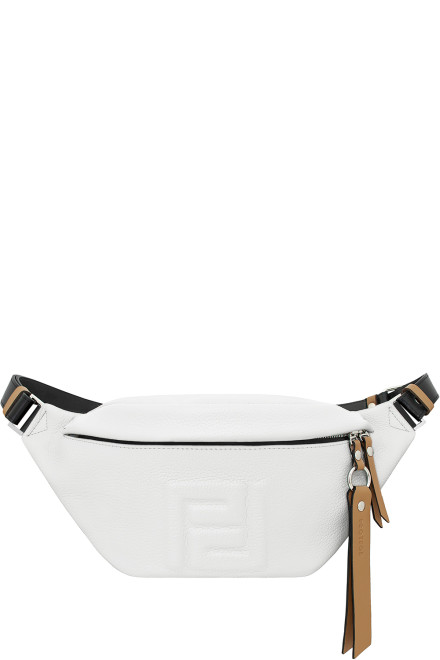 Сумка Protege Ц-482 белая флотер+гладкая