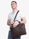 Сумка мужская zн ALEXX ALG0112 коричневая