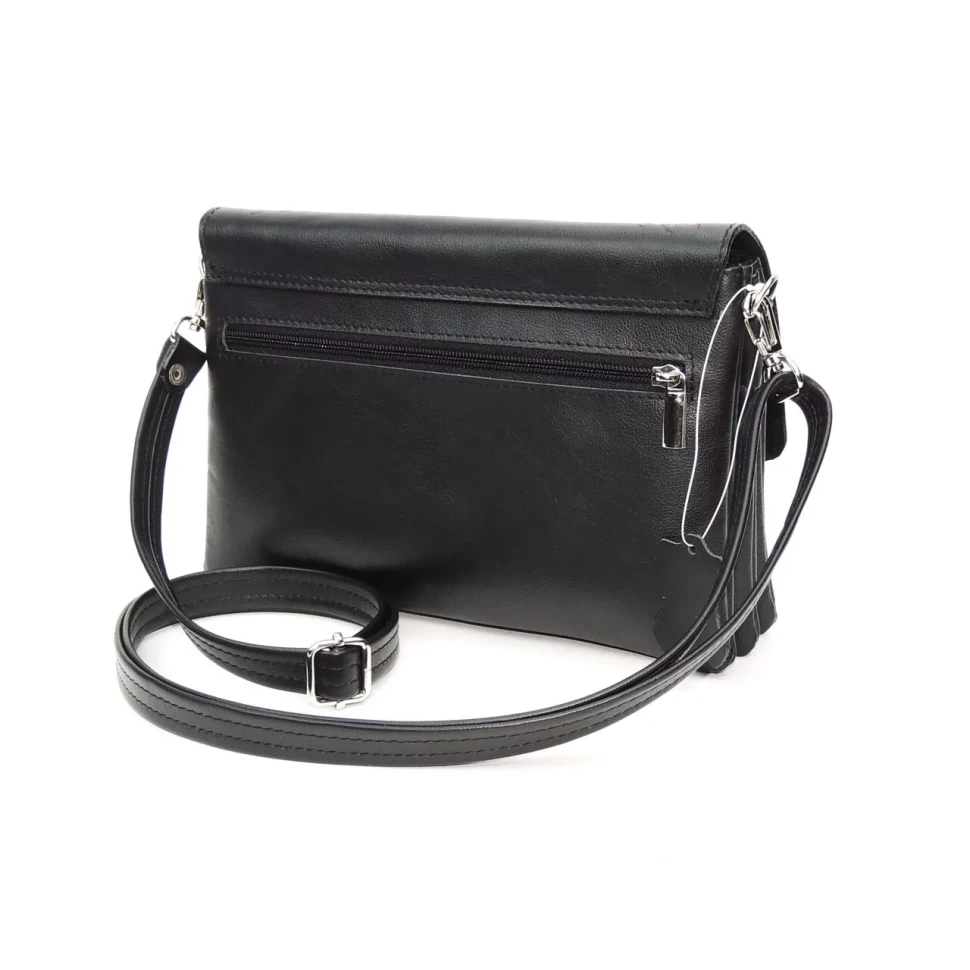 Женская кожаная сумка Natalia Kalinovskaya С 44т.711 Келен чёрная Женская кожаная сумка Natalia Kalinovskaya С 44т.711 Келен чёрная