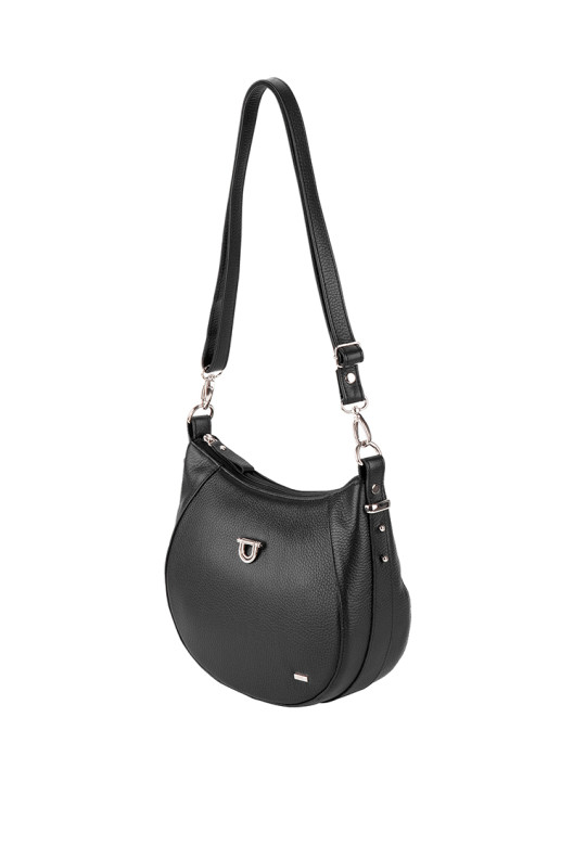 Сумка Esse 78398 АЙЛИН DARK кожа флотер черная Сумка Esse 78398 АЙЛИН DARK кожа флотер черная