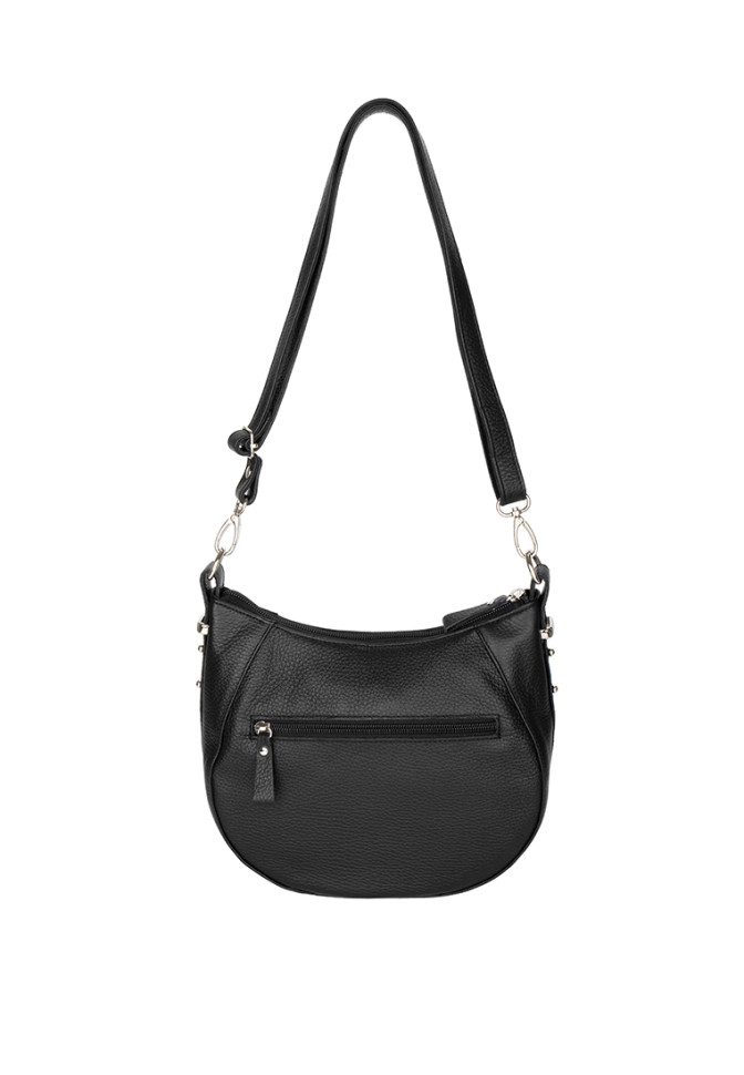 Сумка Esse 78398 АЙЛИН DARK кожа флотер черная Сумка Esse 78398 АЙЛИН DARK кожа флотер черная