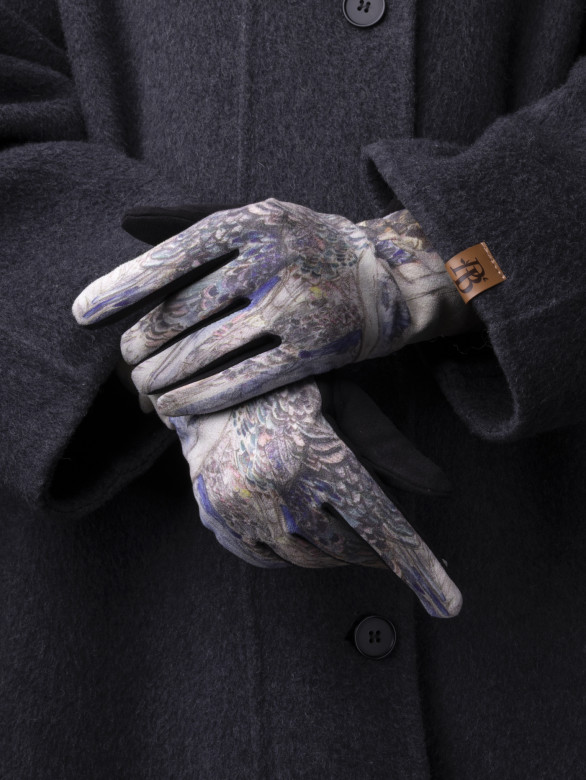 Перчатки женские Ангел 111-8 девушка абстр. Перчатки женские Ангел 111-8 девушка абстр.