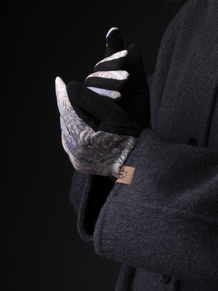 Перчатки женские Ангел 111-8 девушка абстр.