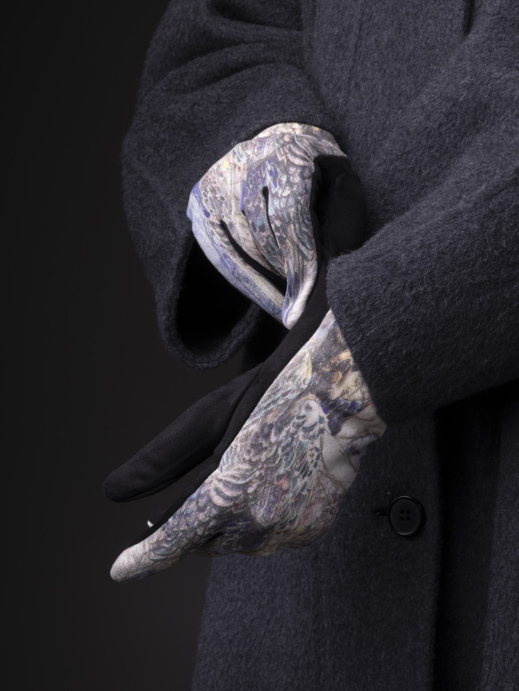 Перчатки женские Ангел 111-8 девушка абстр. Перчатки женские Ангел 111-8 девушка абстр.