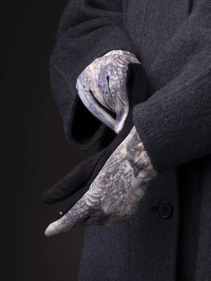 Перчатки женские Ангел 111-8 девушка абстр.