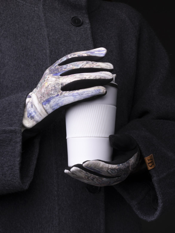 Перчатки женские Ангел 111-8 девушка абстр. Перчатки женские Ангел 111-8 девушка абстр.