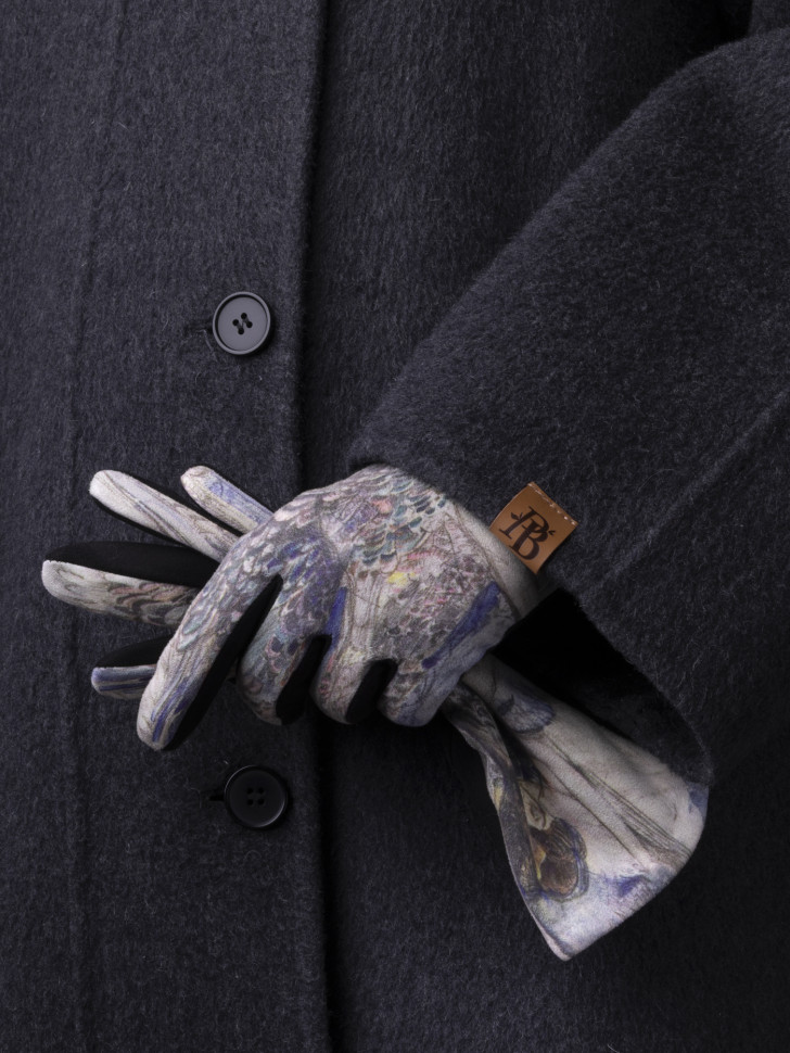 Перчатки женские Ангел 111-8 девушка абстр.