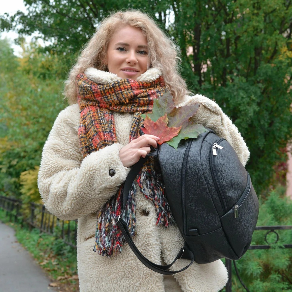 Рюкзак женский Natalia Kalinovskaya, «Урбан» черный флотер