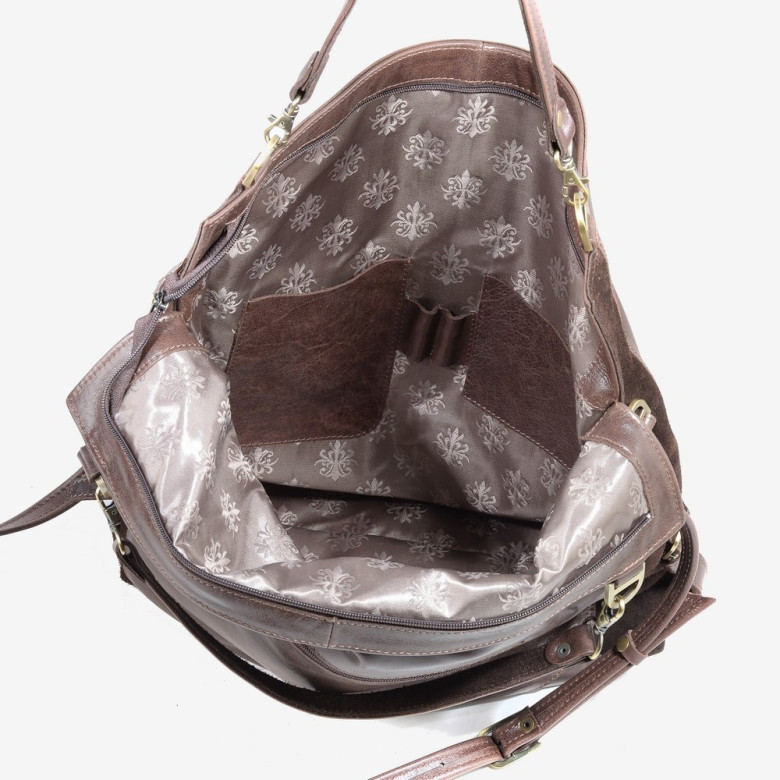 Женская сумка RHino Верона тёмно-коричневая Женская сумка RHino Верона тёмно-коричневая