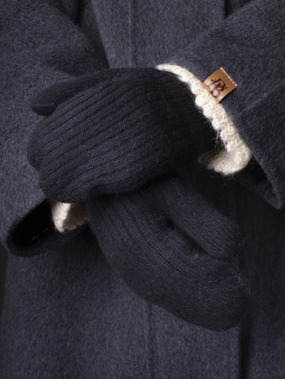 Варежки женские Корона 6559 черные