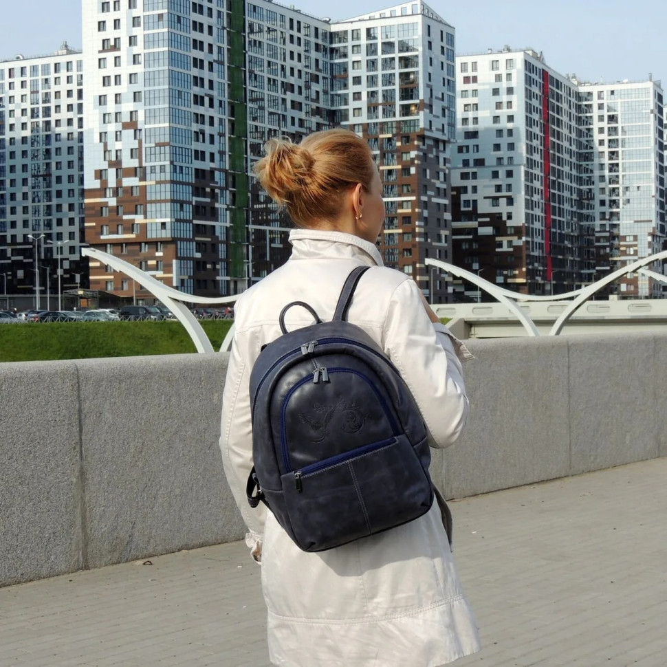 Рюкзак женский Natalia Kalinovskaya, «Арабская ночь» синий Рюкзак женский Natalia Kalinovskaya, «Арабская ночь» синий