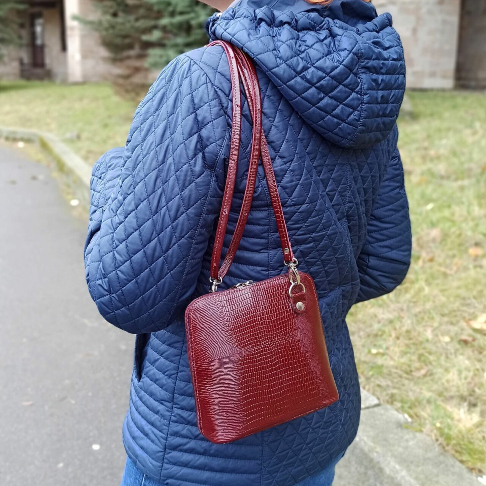 Женская кожаная сумка Natalia Kalinovskaya С83р коричневая Женская кожаная сумка Natalia Kalinovskaya С83р коричневая