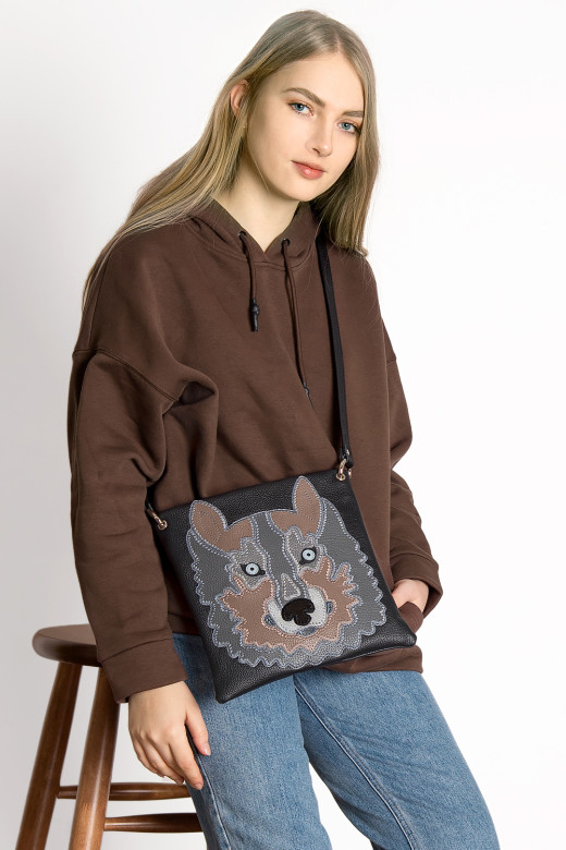 Сумка Protege ДС-144-142 "Волк" черный