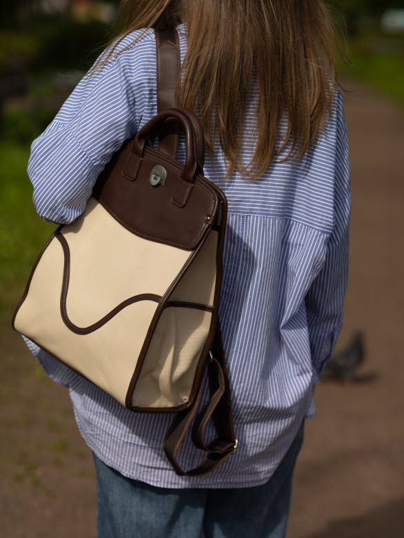 Рюкзак городской Baggins 58223 apricot (9039-8136D)