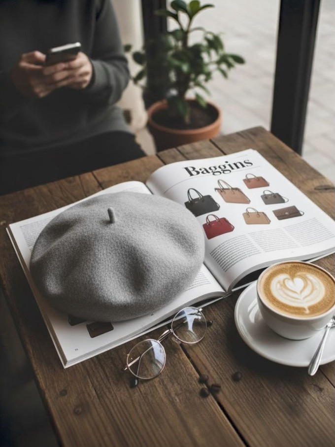 Берет женский Stigler, св.маренго Берет женский Stigler, св.маренго