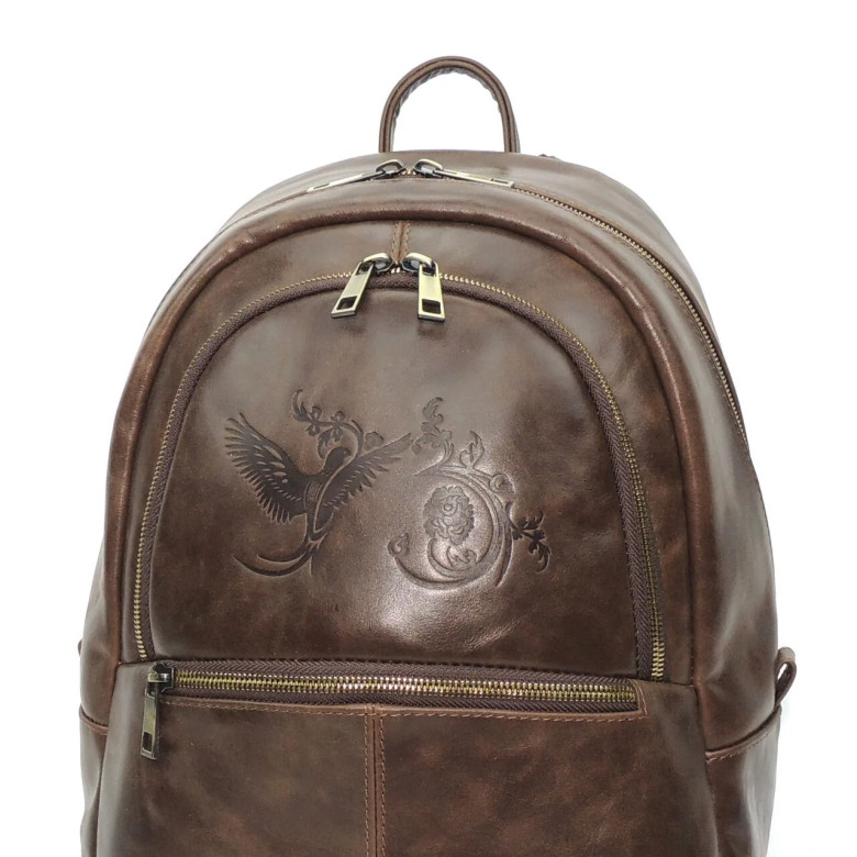 Рюкзак женский Natalia Kalinovskaya, «Эша» коричневый гладкий Рюкзак женский Natalia Kalinovskaya, «Эша» коричневый гладкий