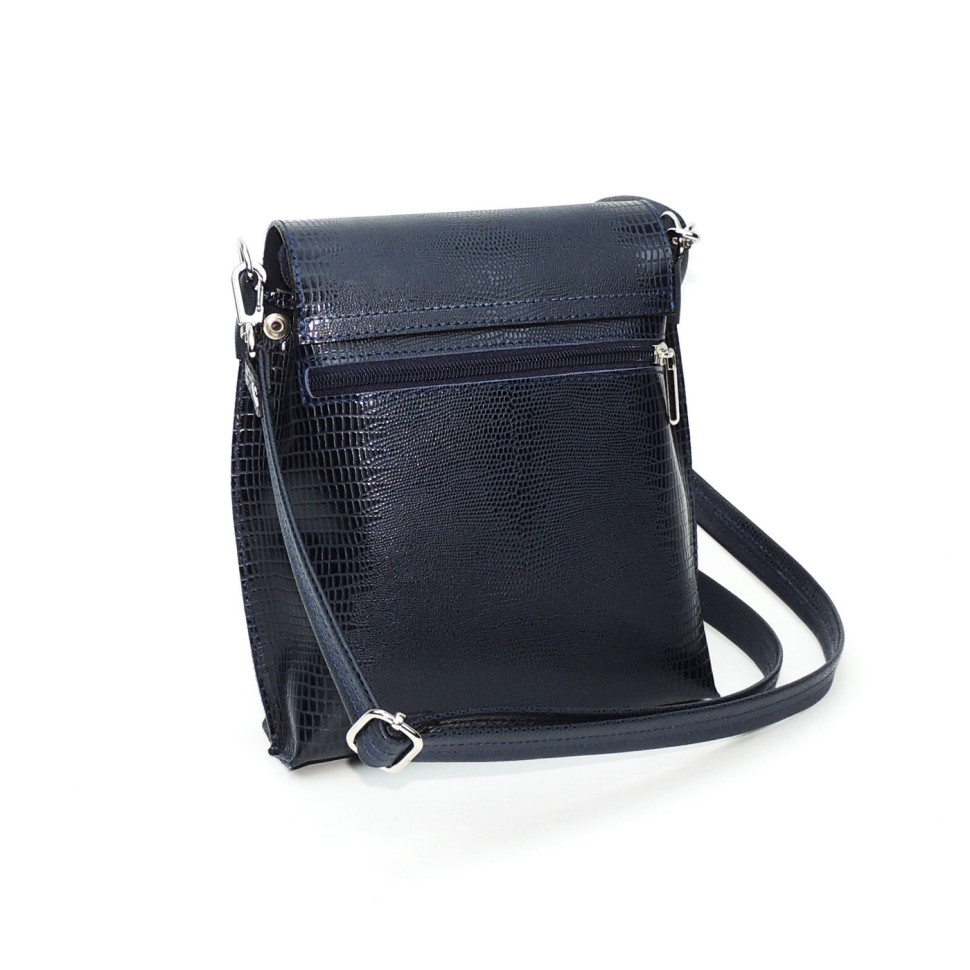 Женская кожаная сумка Natalia Kalinovskaya С86р-961 синяя рептилия Женская кожаная сумка Natalia Kalinovskaya С86р-961 синяя рептилия