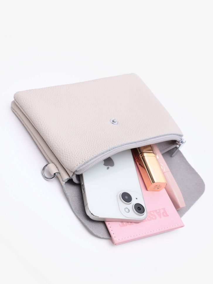 Сумка-конверт Cciline 0088 светло-бежевая Сумка-конверт Cciline 0088 светло-бежевая