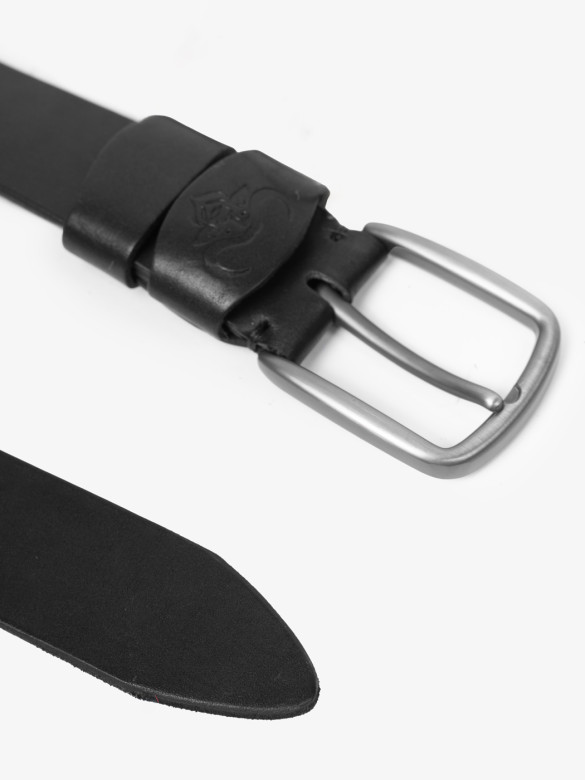 Ремень мужской Remart №40 буйвол черный гладкий