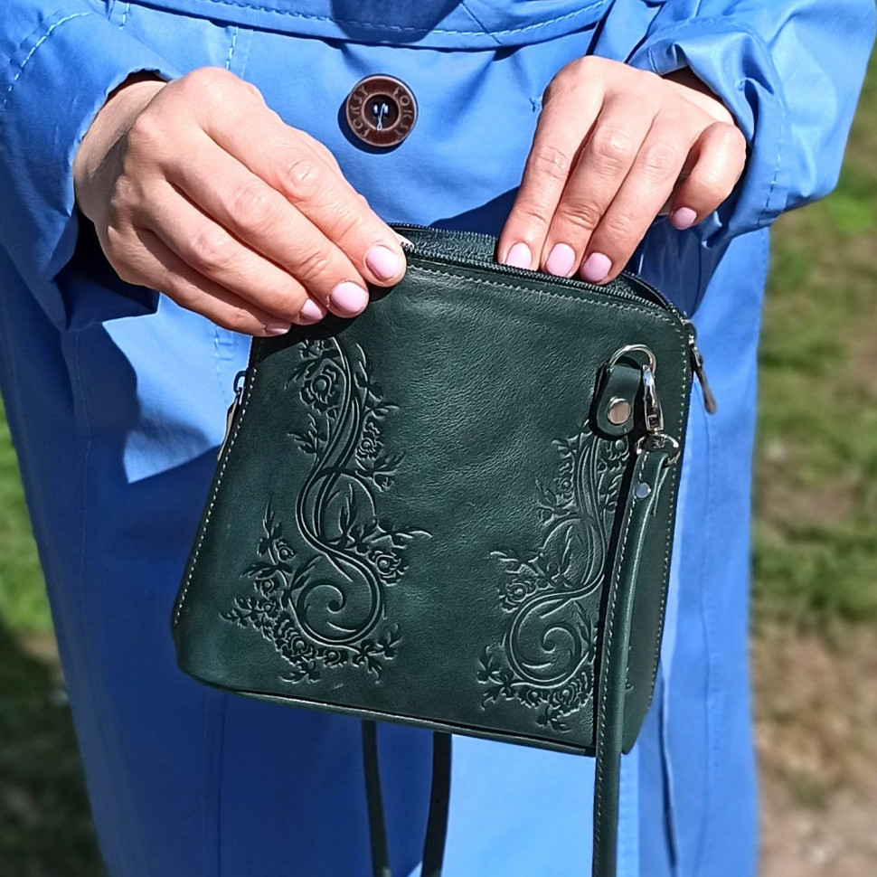 Сумка женская Natalia Kalinovskaya, «Тинна» зеленая