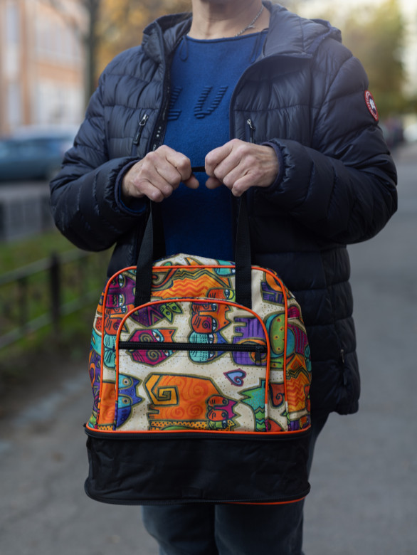 Сумка дорожная Фортуна коты