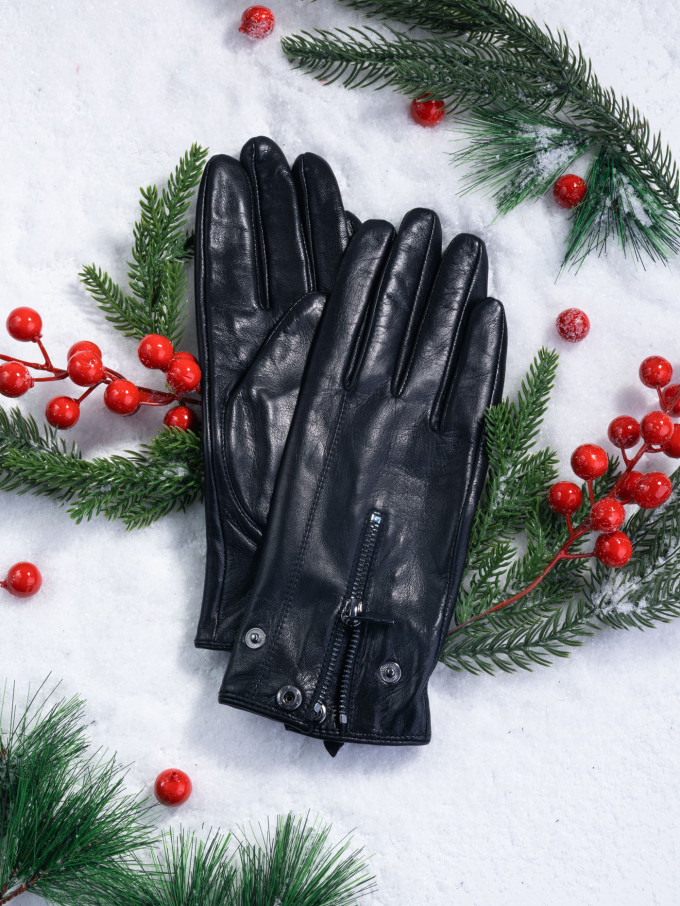 Перчатки женские Fioretto 200417 черные -7